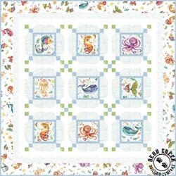 Happy Ocean Life Connections Free Quilt Pattern