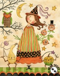 Riley Blake Designs Ghoul Friends Panel Riley Blake Designs Ghoul Friends Panel