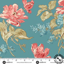 Andover Fabrics Lighthouse Front Porch Bouquet Summer Breeze