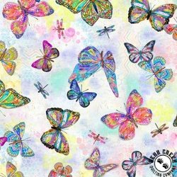 Windham Fabrics Shine On Flutter Multi