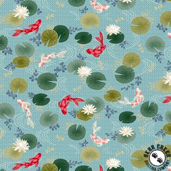 Andover Fabrics Kasumi Koi Blue