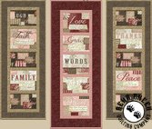 Words To Live By Free Pattern by Wilmington Prints