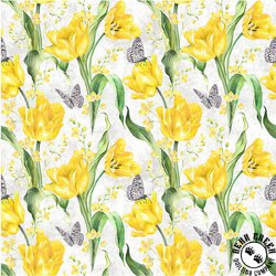 Windham Fabrics Tulip Fields White