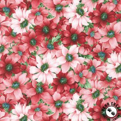 Robert Kaufman Fabrics Flowerhouse Softly Packed Flowers Multi