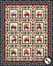 My Red Wagon II Free Quilt Pattern