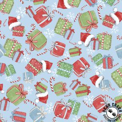 P&B Textiles Frost and Fable Gift Toss Light Blue