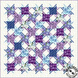 Graceful Garden Purple Ribbons and Grace Free Quilt Pattern