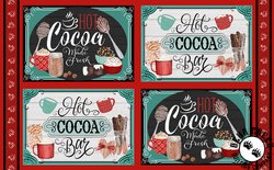 Wilmington Prints Cocoa Sweet Block Panel