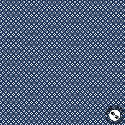 Benartex Classic Keepsakes in Blue Diamond Geo Navy Blue Benartex Classic Keepsakes in Blue Diamond Geo Navy Blue