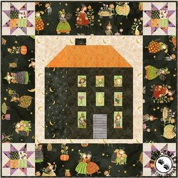 Ghoul Friends My Ghouls Friends House Free Quilt Pattern
