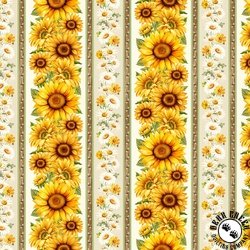 Timeless Treasures You Are My Sunshine Sunflower 11