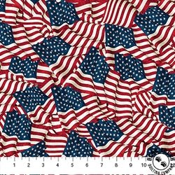 Northcott Stonehenge Stars and Stripes 13 108 Inch Wide Backing Fabric Flag Navy/Multi Northcott Stonehenge Stars and Stripes 13 108 Inch Wide Backing Fabric Flag Navy/Multi
