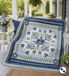 Among The Irises Quilt Kit - REGISTRATION