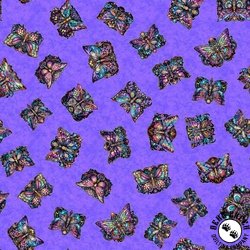QT Fabrics Night Flight Butterfly Toss Purple QT Fabrics Night Flight Butterfly Toss Purple