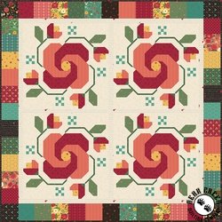 Rose in Bloom Quilt Pattern