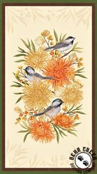 Wilmington Prints Chickadee Charm Large Panel Wilmington Prints Chickadee Charm Large Panel