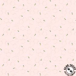 Windham Fabrics Afternoon in the Garden Bees Pale Pink Windham Fabrics Afternoon in the Garden Bees Pale Pink