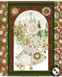 In The Beginning Winter Solstice II Panel Metallic