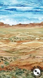 Northcott The Great Outdoors Desert Ombre Rust/Multi