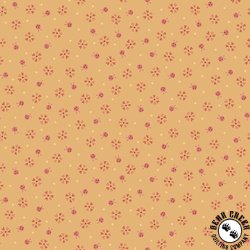 Henry Glass Love Bugs Small Flowers and Bugs Dots Yellow