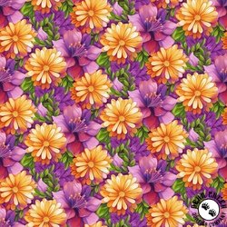 Studio E Fabrics Flower Fusion Flowers Multi