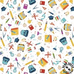 P&B Textiles Love Teach Inspire School Supplies White P&B Textiles Love Teach Inspire School Supplies White