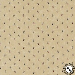 Moda Quail Run Triangle Dot Tan Moda Quail Run Triangle Dot Tan