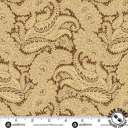 Andover Fabrics Carolina Broad Damask Brown