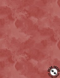 Wilmington Prints Harvest Blooms Watercolor Texture Red