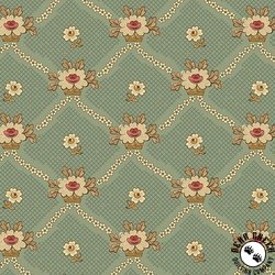 Andover Fabrics Always and Forever Lattice Baskets Pond