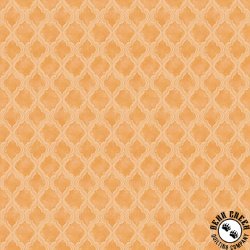 Clothworks Hummingbird Days Damask Orange