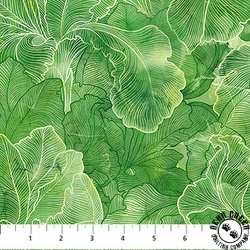 Northcott Infatuation Iris Texture Green