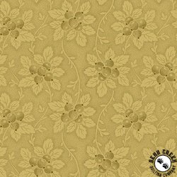 Andover Fabrics Dahlia Tree Berry Fool's Gold