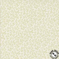 Moda Vintage Linens Meadow Greens Poetic Vines Cream/Basil