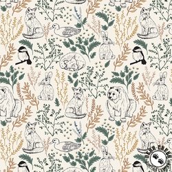 Riley Blake Designs Let's Wander Main Cream Riley Blake Designs Let's Wander Main Cream