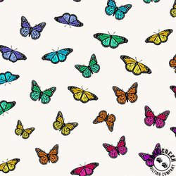 Andover Fabrics Color Wheel Butterfly Rainbow Day