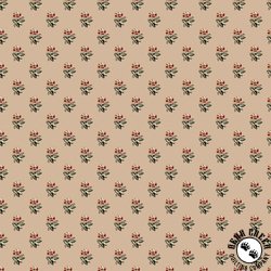 Windham Fabrics Circa: Turkey Red Corsage Tan Windham Fabrics Circa: Turkey Red Corsage Tan