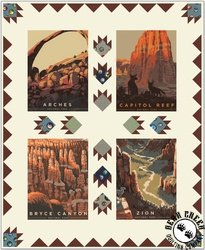 National Parks Utah Free Quilt Pattern