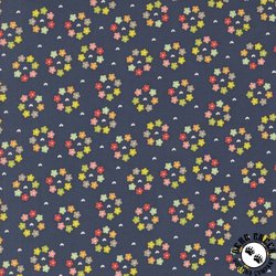 Moda Raspberry Summer Rosy Small Floral Blueberry Moda Raspberry Summer Rosy Small Floral Blueberry