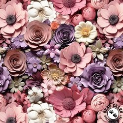 Studio E Fabrics Another Dimension Flowerbed Large Peach Studio E Fabrics Another Dimension Flowerbed Large Peach