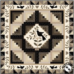 Circa Onyx Blackbird Cabin Free Quilt Pattern