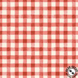 Windham Fabrics Highland Hooves Picnic Plaid Barn Red