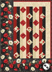 Poppy Celebration - Midnight Poppies Free Quilt Pattern by Wilmington Prints