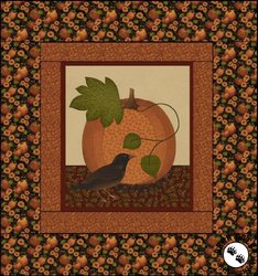 Pumpkin Patch - Pumpkin and Crow Free Quilt Pattern by Benartex Pumpkin Patch - Pumpkin and Crow Free Quilt Pattern by Benartex