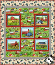 Green Mountain Farm Free Quilt Pattern by Wilmington Prints