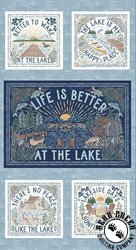 P&B Textiles Lakeside Days Panel Lake Life Panel