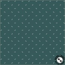 Windham Fabrics Front Porch Sprinkled Leaves Spruce