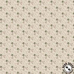 Marcus Fabrics Flower Garden Berry Vine Cream Marcus Fabrics Flower Garden Berry Vine Cream