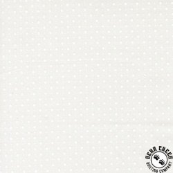 Moda Abide Dots Linen White/White