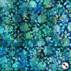 In The Beginning Fabrics Allure Patchwork Floral Blue